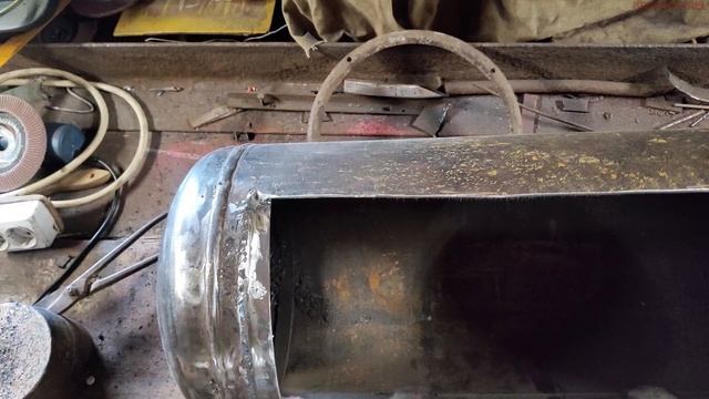 МАНГАЛ-КОПТИЛЬНЯ из Газового баллона и Швейной станины — "Сам - Дома" смотреть онлайн