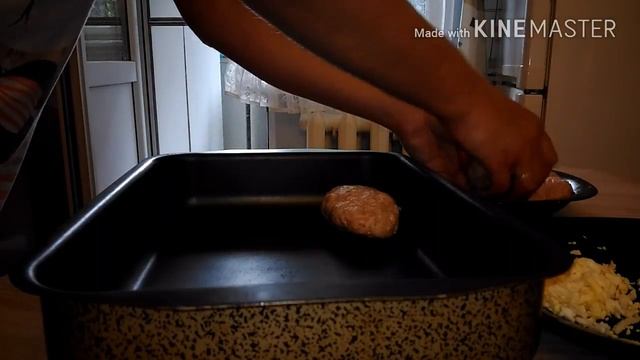 В духовке ОДНОВРЕМЕННО - ЗОЛОТИСТЫЙ картофель + мясные ЗРАЗЫ! смотреть онлайн