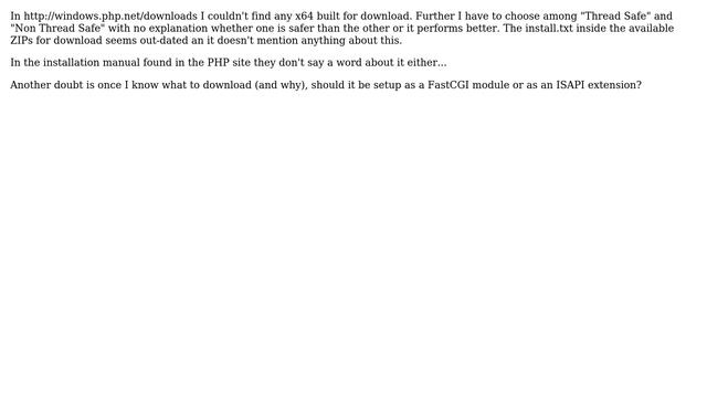 DevOps & SysAdmins: How to install PHP in IIS 7.5, Windows Server 2008 R2 (64bits)? смотреть онлайн