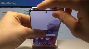 Первая конфигурация Samsung Galaxy S20 Plus— Как вставить сим-карту?