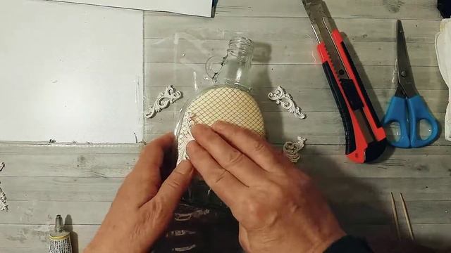Как украсить бутылку. смотреть онлайн