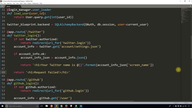 Integrating Flask-Dance With Flask-Login and Flask-SQLAlchemy (Part 2) смотреть онлайн
