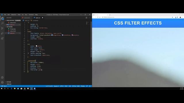Awesome CSS image Filters - HTML | CSS смотреть онлайн