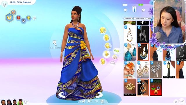 QUEEN DESTA'S MAKEOVER | The Sims 4: CAS Makeover смотреть онлайн