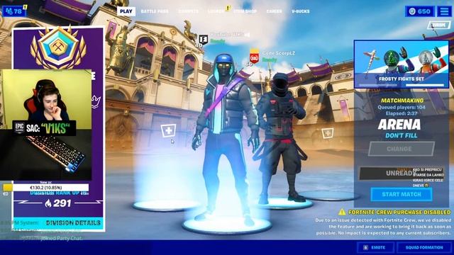 [SLO] Fortnite Vadiva Duo Custome! | Koda "V1KS" v item shopu | !instagram смотреть онлайн