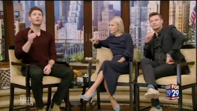 Jensen Live With Kelly and Ryan смотреть онлайн