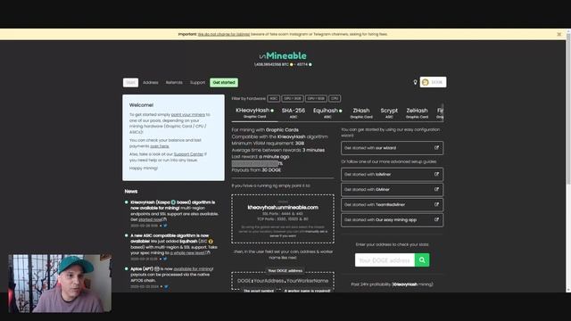 Mine Kaspa KHeavyHash Algorithm on unMineable on Hiveos смотреть онлайн