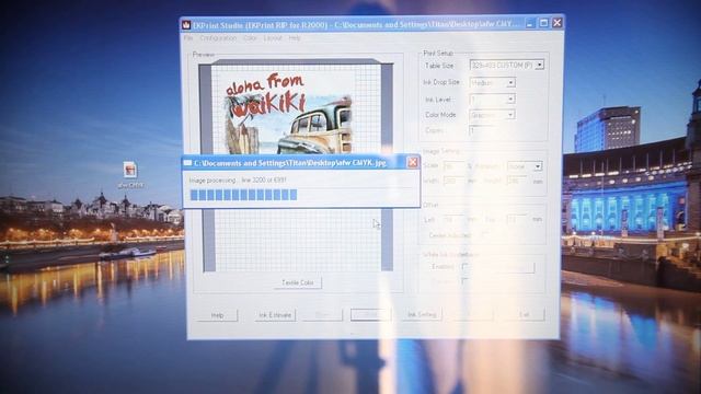 Drukarka do koszulek DTG EPSON R2000 смотреть онлайн
