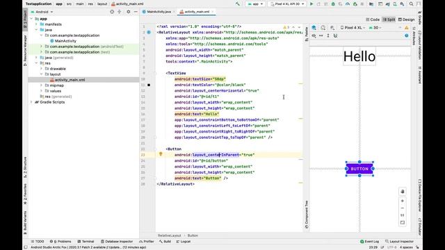 Android studio | XML with java use id | تعريف العناصر في الاندرويد ستوديو смотреть онлайн