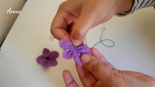Hair Clip | Felt Flower Clip смотреть онлайн