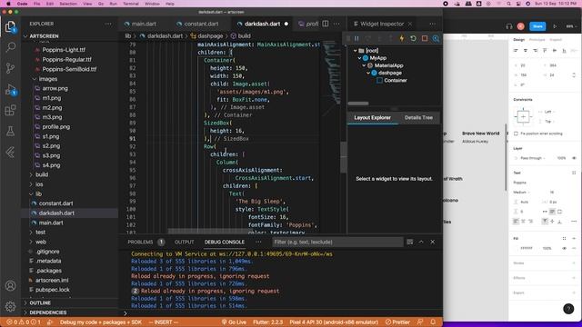 Art App Screen - Dark Mode App Flutter Development - Speed code - Figma to Flutter - Part 2 смотреть онлайн