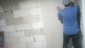 Монтаж гипсокартона на клей.