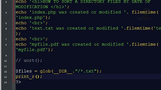 HOW TO SORT A DIRECTORY LIST FILES USING PHP | 2022 смотреть онлайн