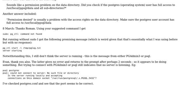 Databases: pg_ctl won't start postgres (2 Solutions!!) смотреть онлайн