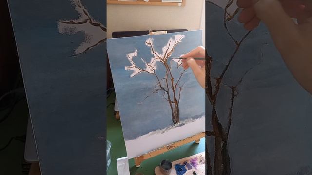 Зимний пейзаж смотреть онлайн