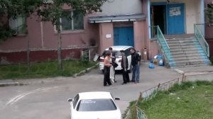 Драка пьяных мужиков