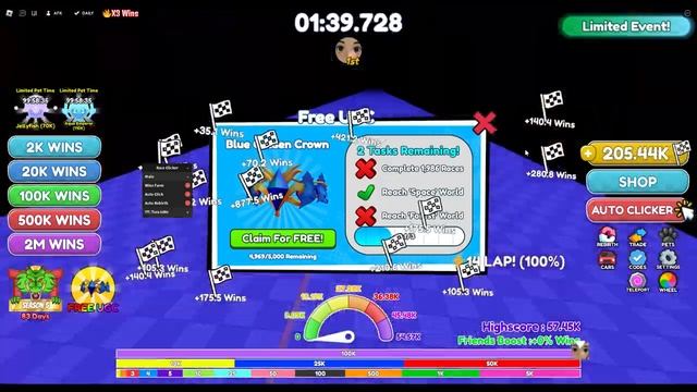 [UGC LIMITED] Roblox Race Clicker Script - Auto Race | Auto Rebirth смотреть онлайн