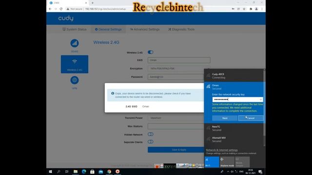 How To Setup CUDY 4G LTE Router #model LT400