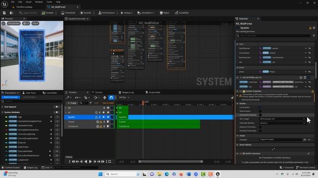Fixing Niagara Errors in Unreal Engine: The emitter is GPU and using Dynamic Bounds mode. смотреть онлайн
