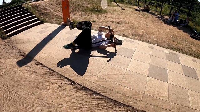 трюки на самокате @saveliy.kek - скейтпарк у метро Черкизовская смотреть онлайн