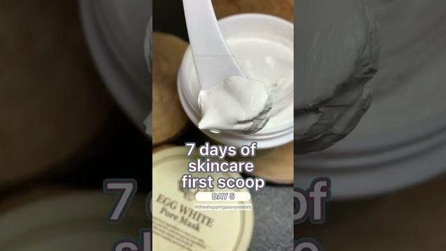 Day 5/7 Skincare First Scoop | Skinfood Egg White Pore Mask смотреть онлайн