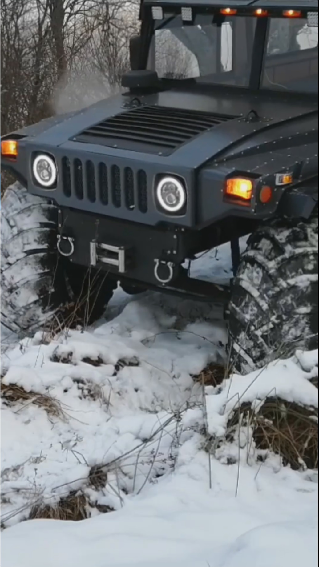 вездеход Хомяк по снегу смотреть онлайн