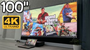 ✅КРУЧЕ ТВ! ЛАЗЕРНЫЙ 4K ПРОЕКТОР для ИГР и КИНО CHANGHONG CHIQ B7U PRO