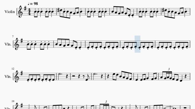Violin Sheet Music: How To Play Way Back Then (Squid Game) By Jung Jaeil