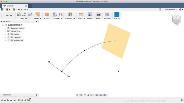 How to Surface Model a Shoe Horn in Fusion 360 (for 3D Printing) смотреть онлайн