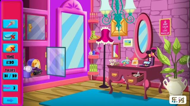 Cleaning Makeup Room in Doll House Cleaning Game For Girls смотреть онлайн