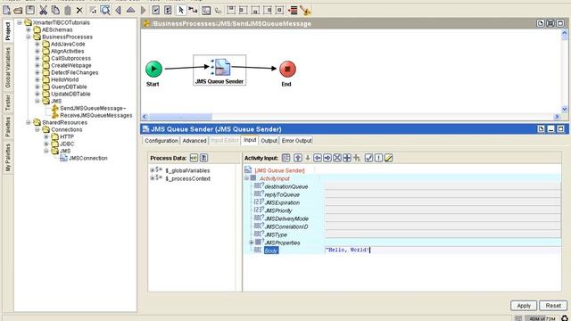 TIBCO Designer Tutorial - Send and Receive JMS Messages смотреть онлайн