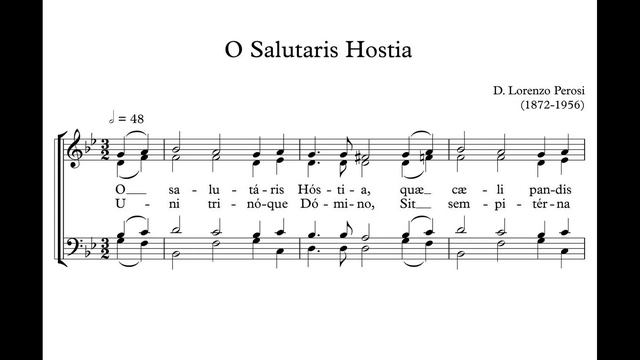 Perosi, Lorenzo (1872 - 1956) O Salutaris Hostia смотреть онлайн