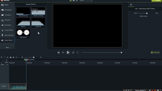 Работа со звуком в Camtasia studio 9 (нарастания, затухание, выравнивание) смотреть онлайн