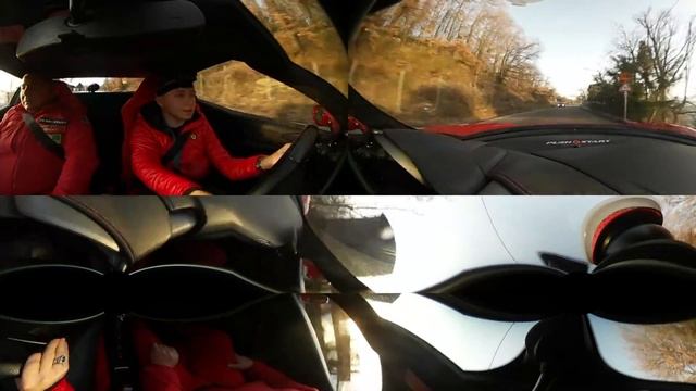 Drivng A Ferrari in 360 Degrees смотреть онлайн