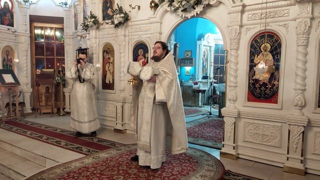 Рождественская служба храма Космы и Дамиана в г. Калуге 2023г. смотреть онлайн