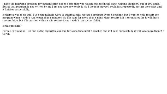 Unix & Linux: Repeat python command until x time has passed смотреть онлайн