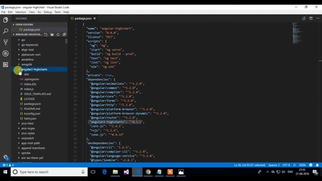 Highcharts in Angular 5, 4 or 2 смотреть онлайн