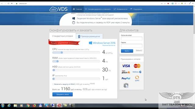 Удаленный Сервер VDS для TSLab и Quik смотреть онлайн