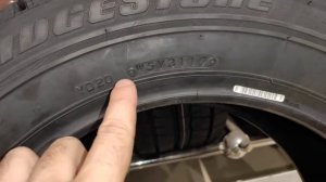 Дата выпуска шин BRIDGESTONE