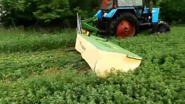 Косилка KRONE Easy Cut R навесная смотреть онлайн