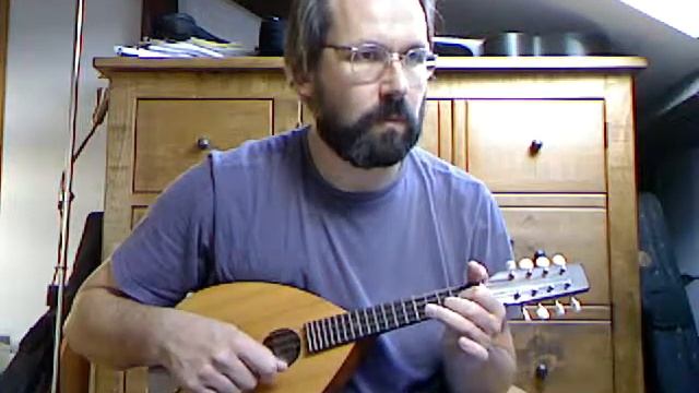 Italian folk dance: Monferrina (from Tre Martelli), on mandolin смотреть онлайн