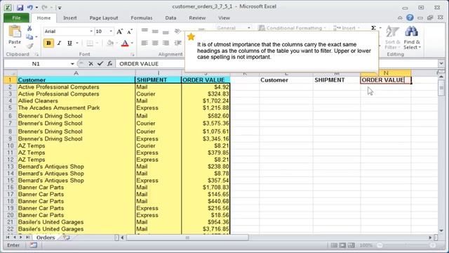 Excel: Creating a criteria range for excel advanced filters смотреть онлайн