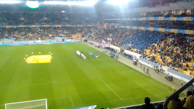 Матч сборная Украина Словакия на Арене Львов 2:1 смотреть онлайн