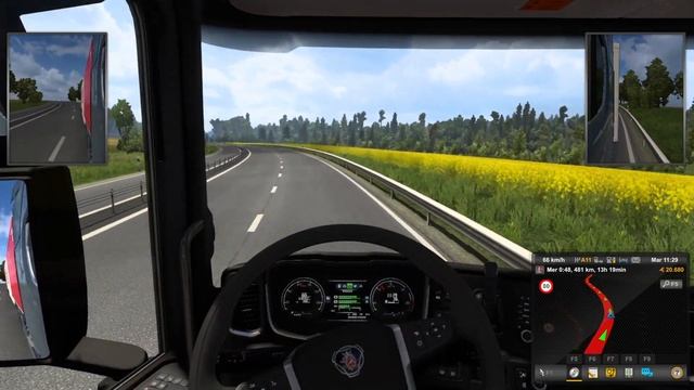 Euro Truck Simulator 2 - Helsingborg (SW) to Gdansk (PL) w/ 2017 Scania R High Roof смотреть онлайн