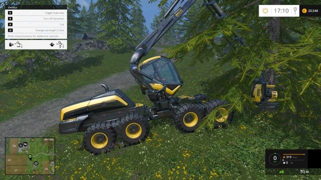 Farming Simulator 15 - S1E6 - Starten på tømmer hugst смотреть онлайн