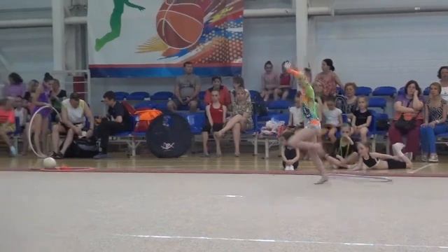 Карабасова Татьяна, Екатеринбург, ДЮСШ 19, 2003, обруч, Кубок Назмутдиновых, 30 05 2015 смотреть онлайн