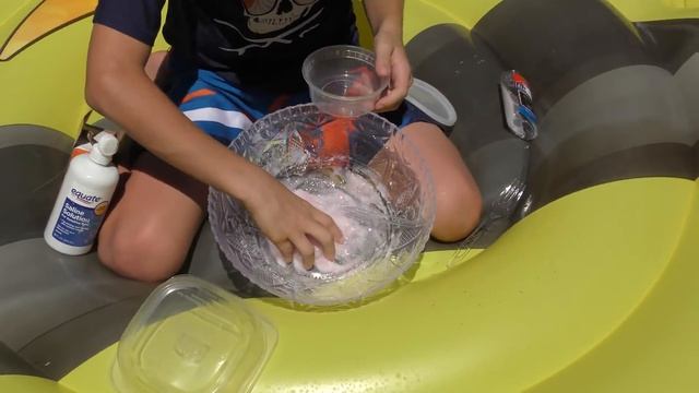 SWIMMING POOL SLYME CHALLENGE | We Are The Davises