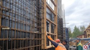 Смотри учись! Установка инвентарной опалубки для стен!  наш сайт: https://prorabo.com/