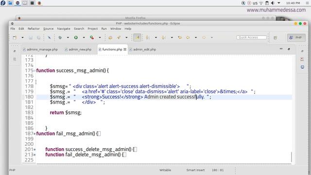 43 PHP & MySQL CMS Admins Read Add Update Delete смотреть онлайн