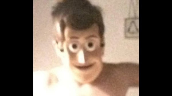 six forty seven played over cursed images